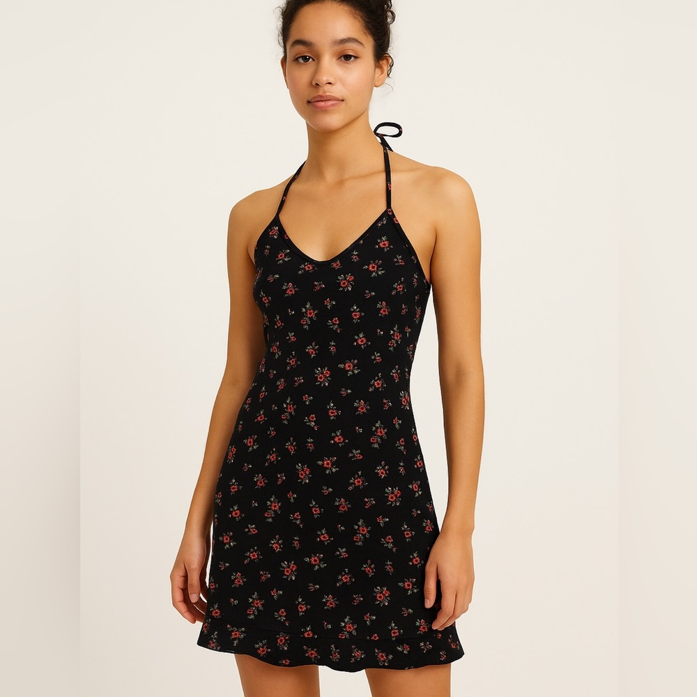 See You Monday | Floral Halter Dress